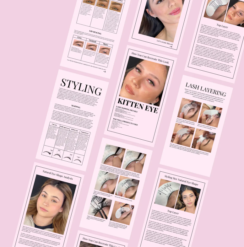 Wispy Lash Styling Editable/Resellable