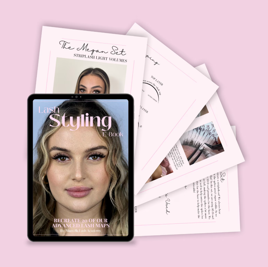 Wispy & Wet Lash Guide (Editable + Resellable)