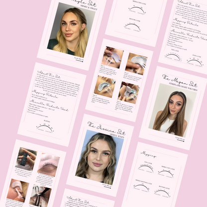 Wispy & Wet Lash Guide (Editable + Resellable)